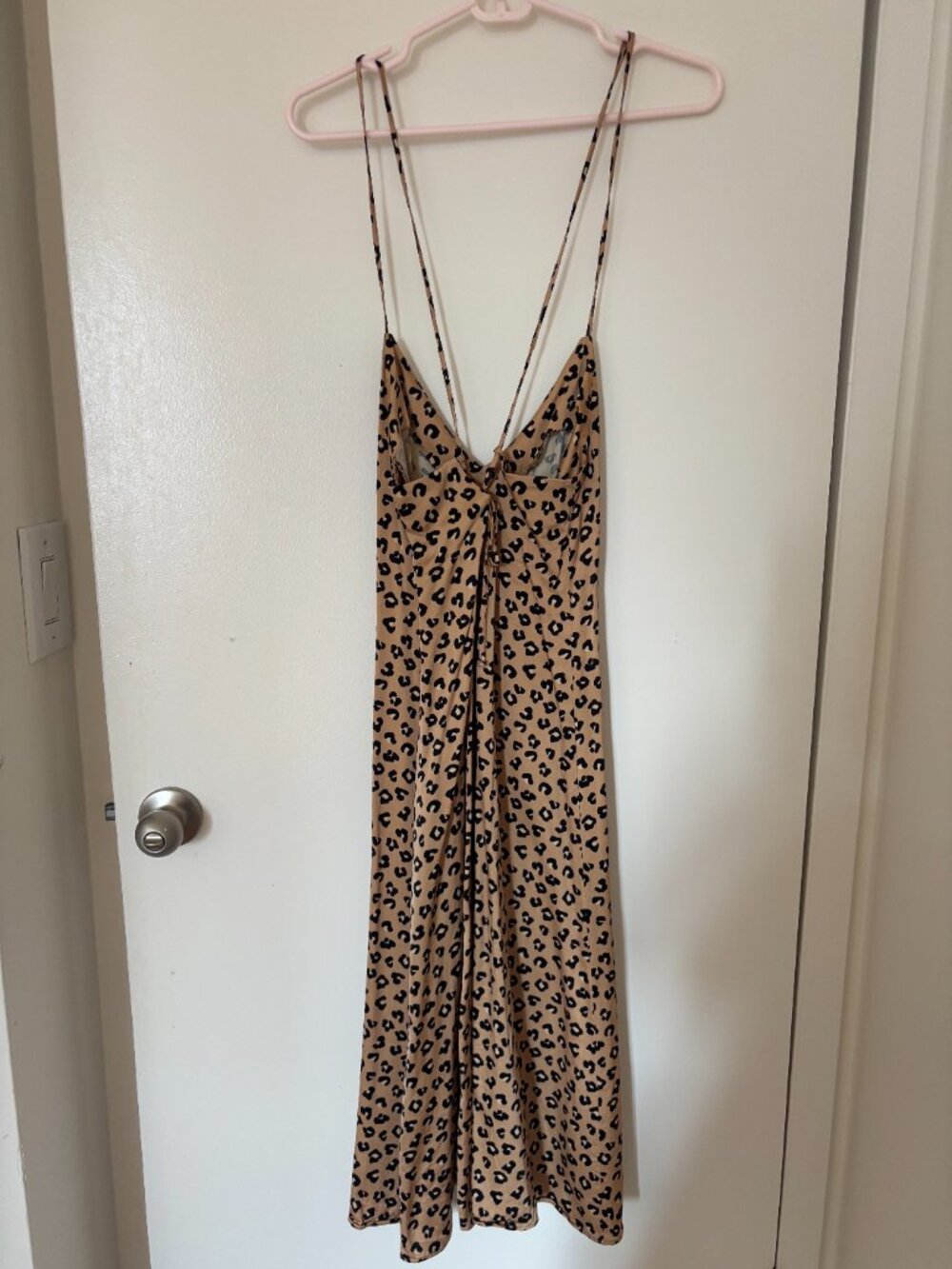 Sezane Marguarita Dress Leopard 34 - Picture 5 of 7